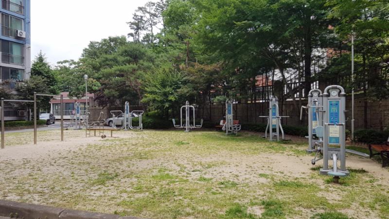 입주민들의 건강을 위한 운동시설이에요