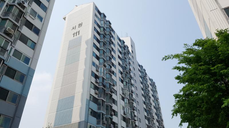 서원아파트 단지전경이에요