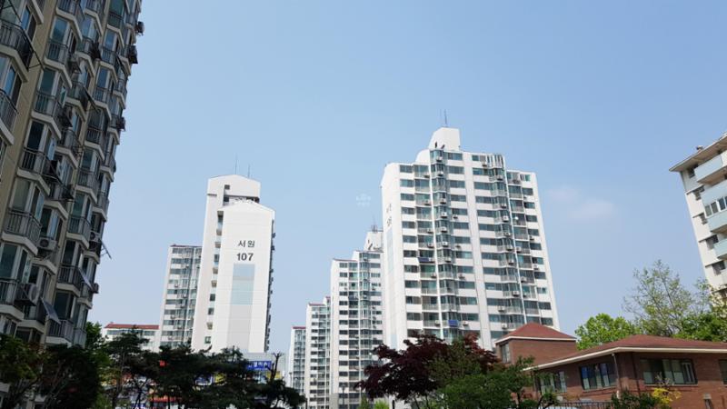 서원아파트 단지전경이에요