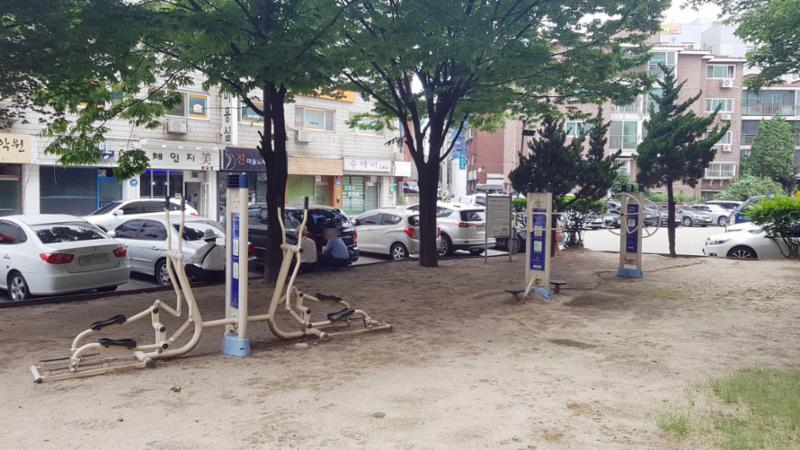 입주민들의 건강을 위한 운동시설이에요