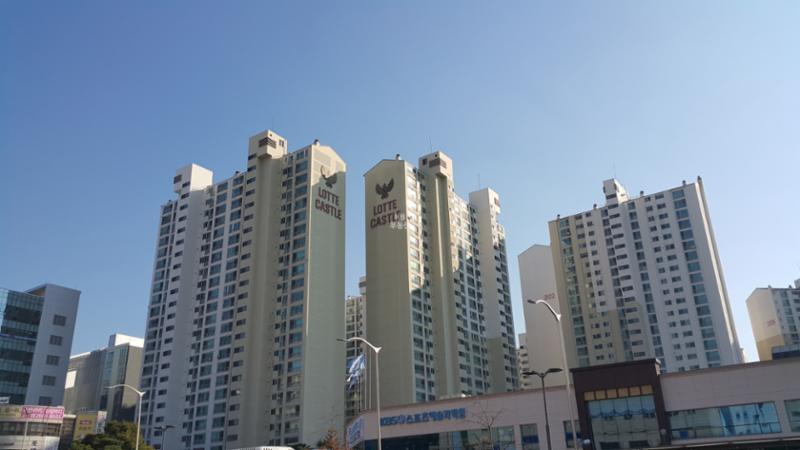 우장산롯데캐슬 전경 모습이에요