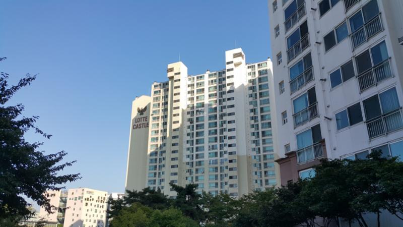 우장산롯데캐슬 전경 모습이에요