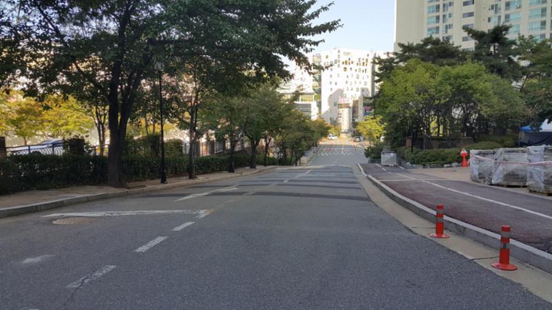 우장산롯데캐슬 내 도로에요