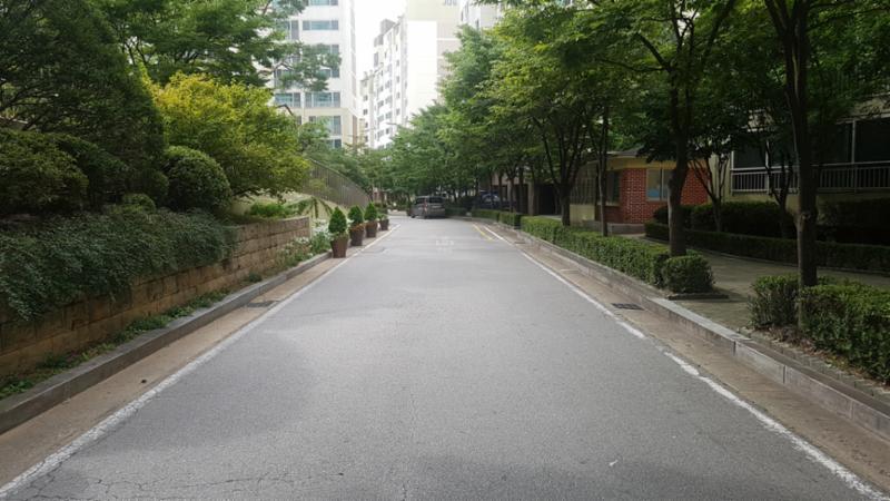 상암월드컵파크3단지 단지 내 도로에요
