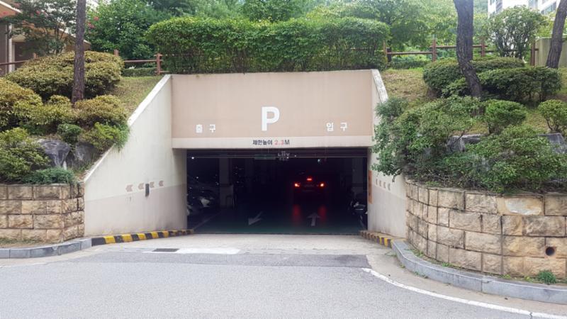 상암월드컵파크3단지 단지 내 지하주차장이에요
