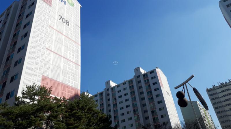 안화동마을주공7단지 전경이에요