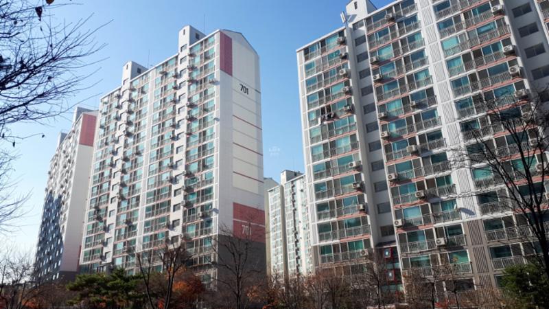 안화동마을주공7단지 전경사진이에요