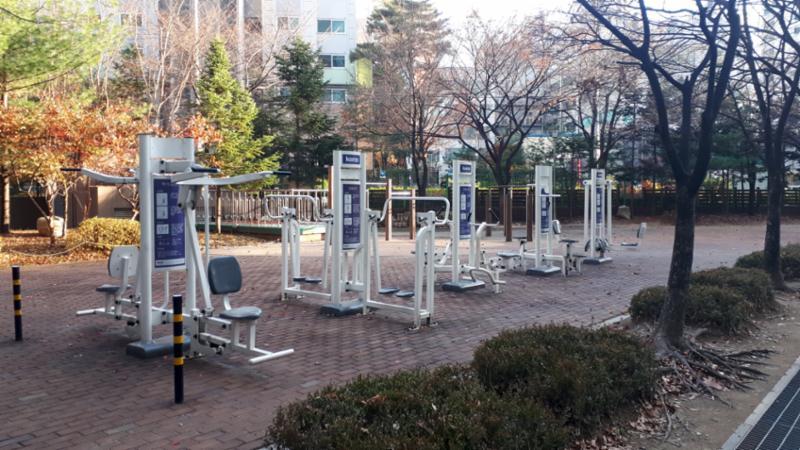 입주민들의 건강을 위한 체육시설이에요