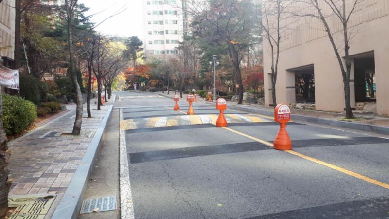 단지와 어울리는 단지 내 도로에요
