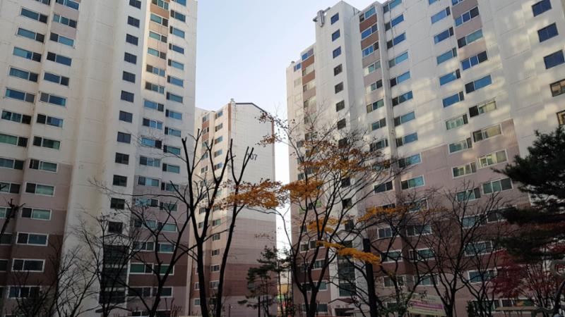 다정마을신한에스빌1단지의 단지 전경이에요