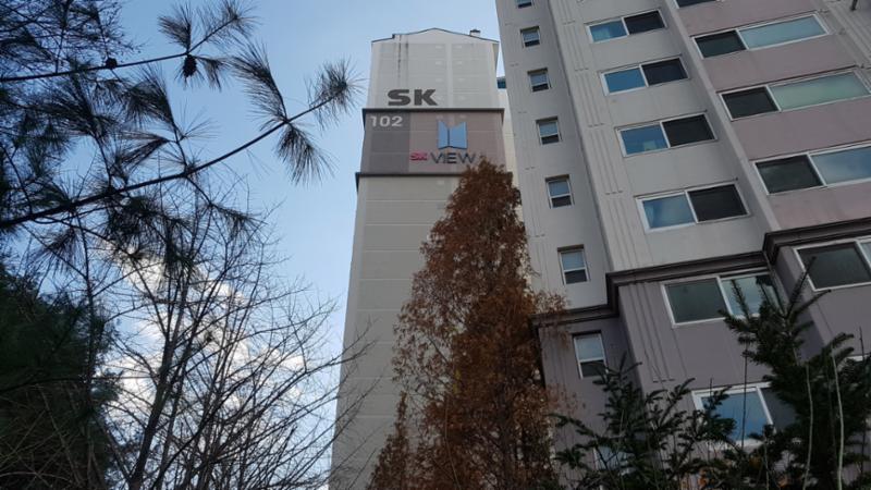 행신SK뷰1차 단지 전경이에요