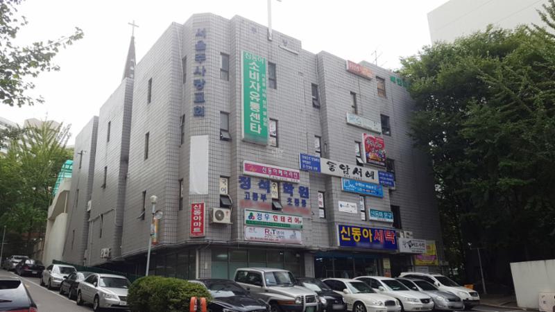 단지 내에 위치한 상가모습이에요