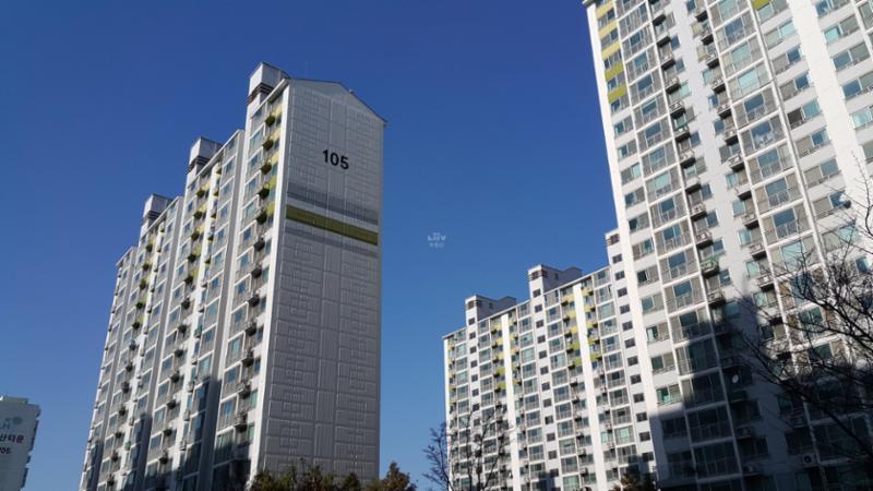 내부에서 바라본 단지 전경 입니다