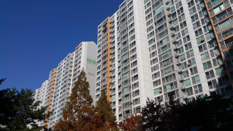 602동,603동 단지전경이에요