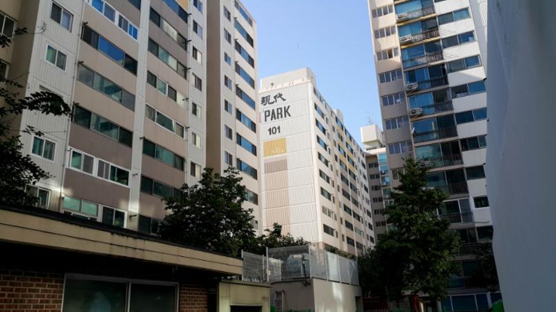 현대아이파크 전경이에요