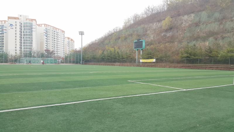 단지 인근에 위치한 월곡인조잔디축구장입니다