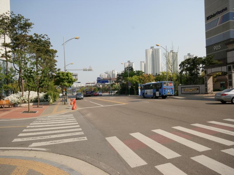 후문앞도로