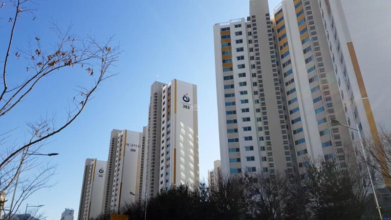 에코타운3단지 단지 전경 모습이에요