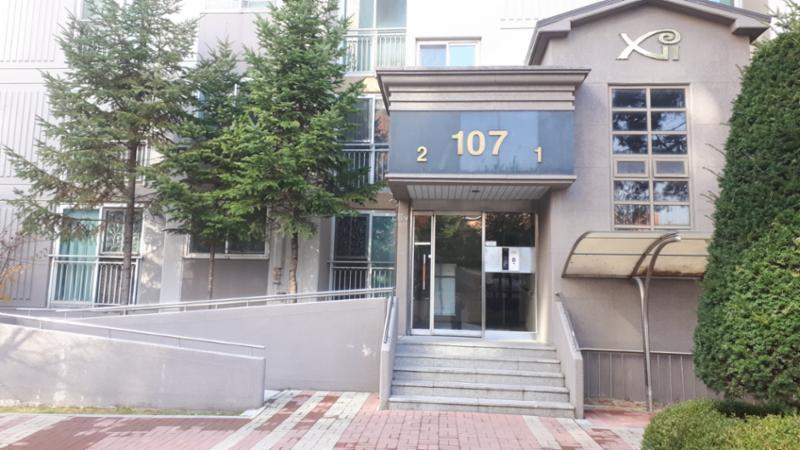 푸른마을용인자이 공동현관이에요