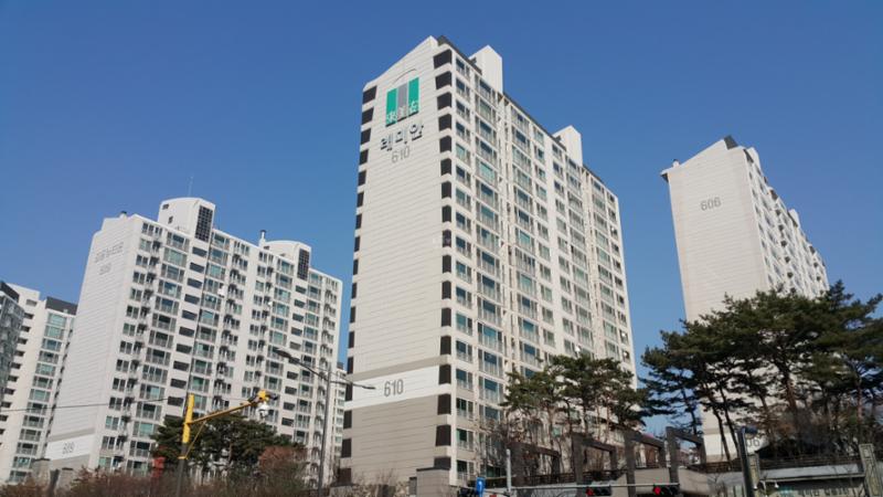 길음뉴타운6단지래미안 단지전경이에요