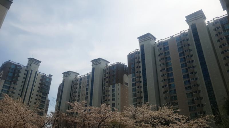 깔끔하고 세련된 단지 전경이에요