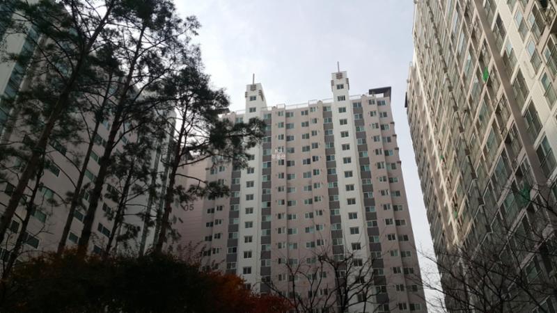 두산위브 단지 전경입니다