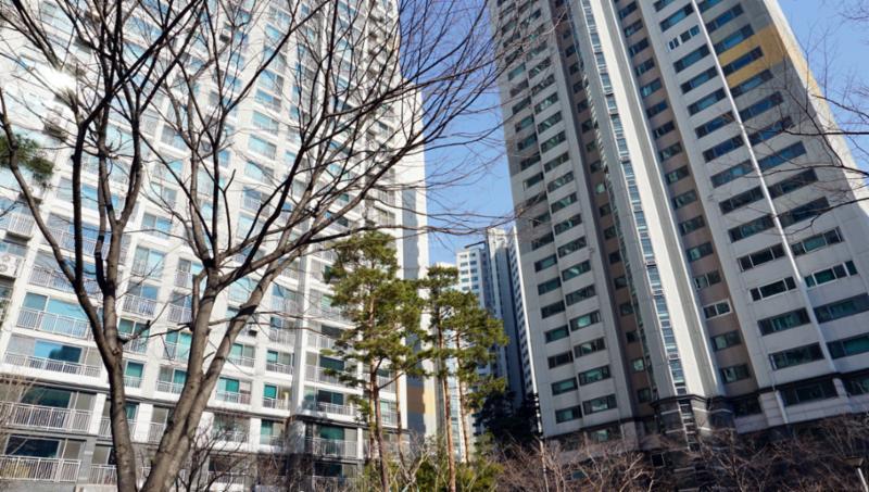 트리지움의 단지전경이에요