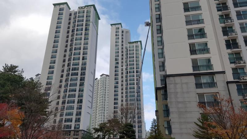 동탄나루마을월드메르디앙반도유보라1차 아파트예요