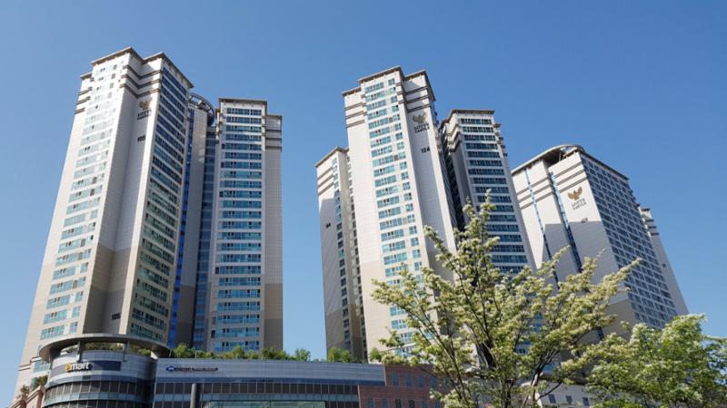 롯데캐슬베네치아 단지 전경이에요