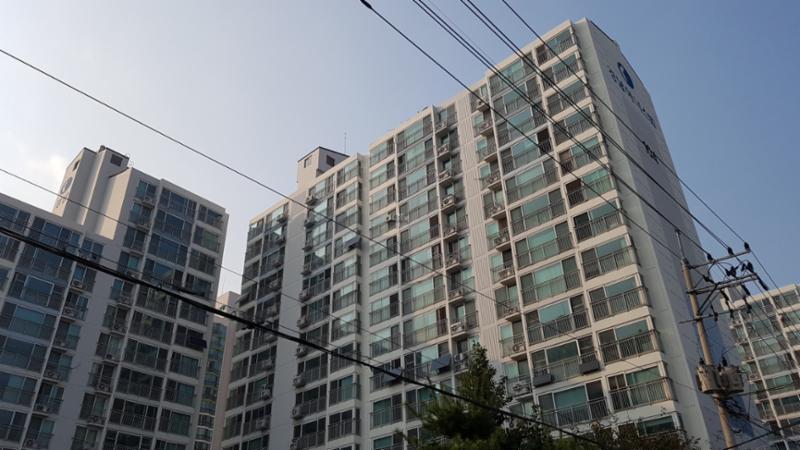 동간 거리가 넓어 쾌적한 단지 내 전경이에요