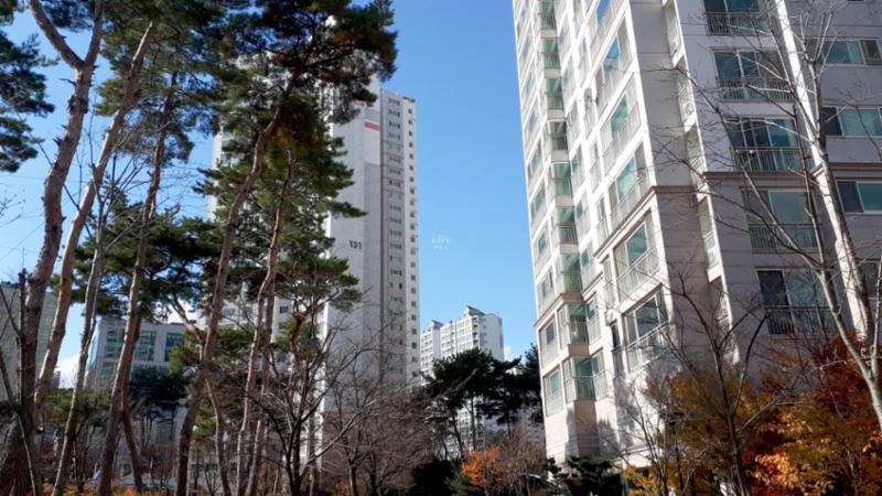 동탄예당마을신일유토빌의 단지 전경이에요