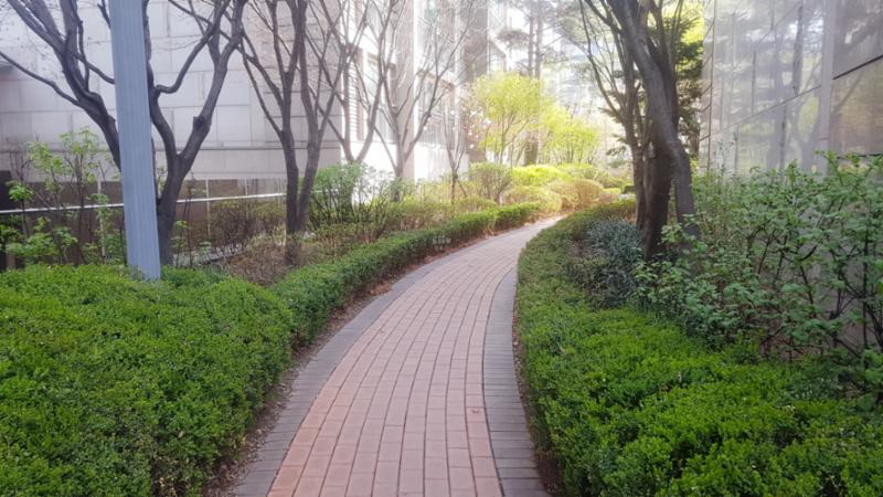 단지 주변과 연결된 산책로구요