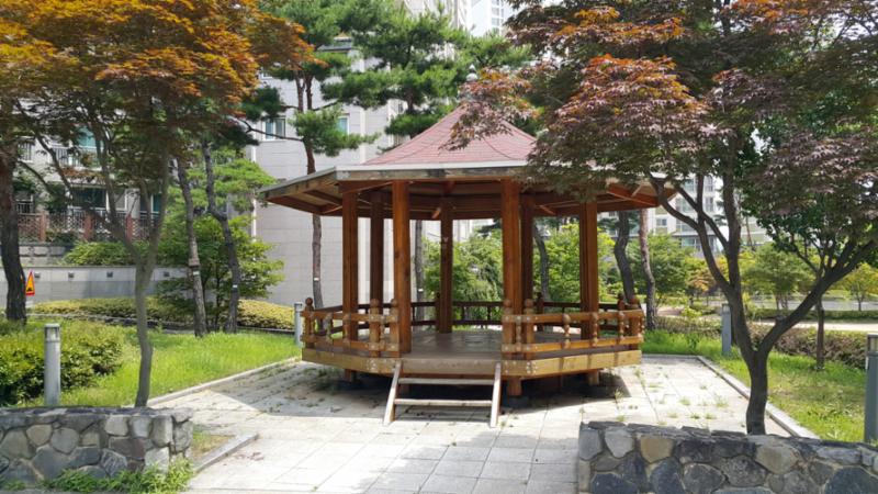 동탄예당마을푸르지오의 쉼터공간이에요
