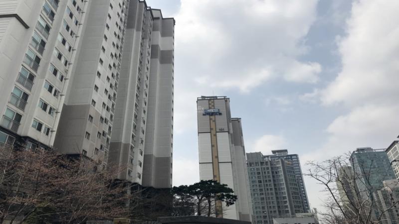 공덕브라운스톤 단지전경이에요