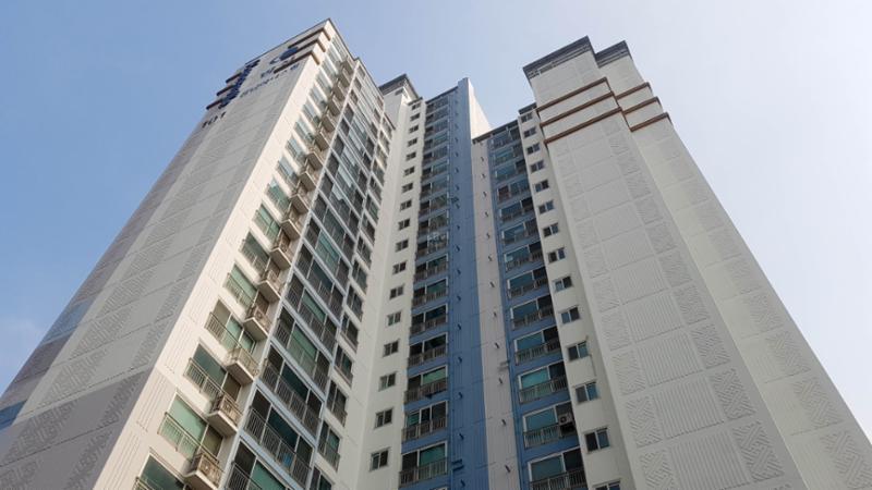 독특하고 개성있는 밤섬경남아너스빌 단지전경이에요