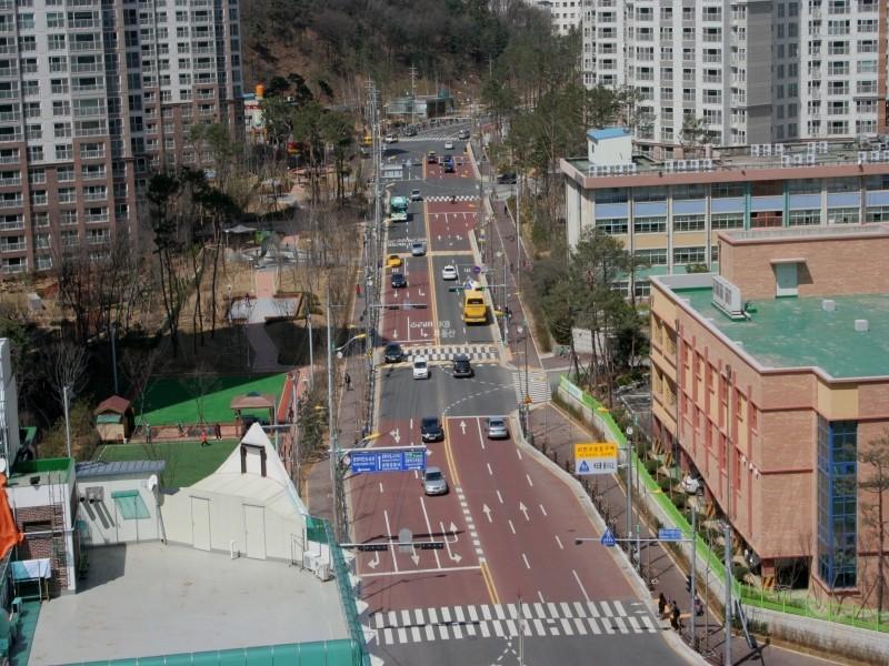 복개천길전경
