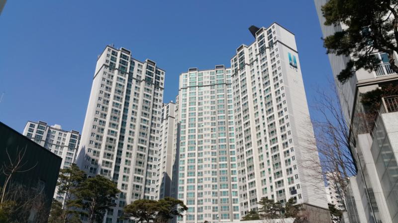 길음뉴타운9단지래미안 단지 전경이에요