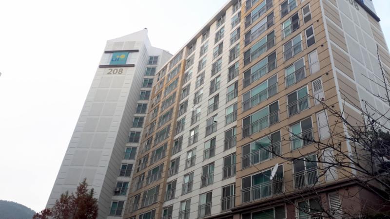 휴먼시아2단지 아파트 전경이에요
