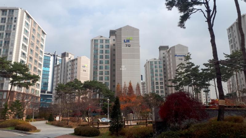 휴먼시아7단지 전경이에요