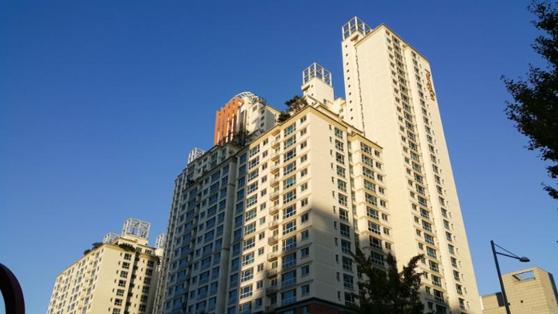 외부에서 바라본 목동파라곤의 전경 입니다