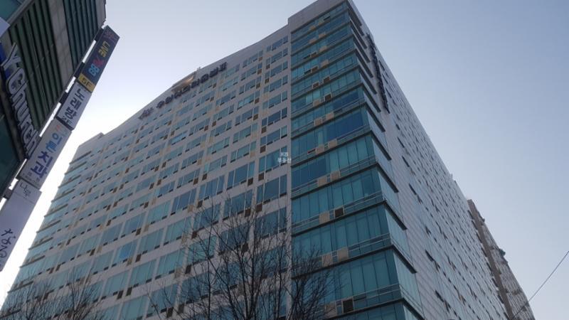 우인아크리움빌2단지 단지 전경 모습이에요