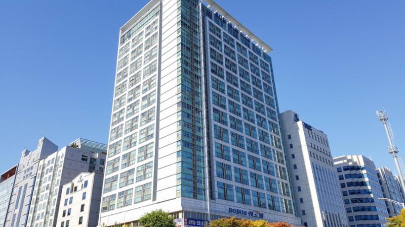 삼성보보스쉐르빌 오피스텔의 깔끔하고 세련된 전경 사진이에요