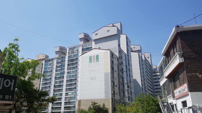 옥수삼성아파트 단지전경이에요
