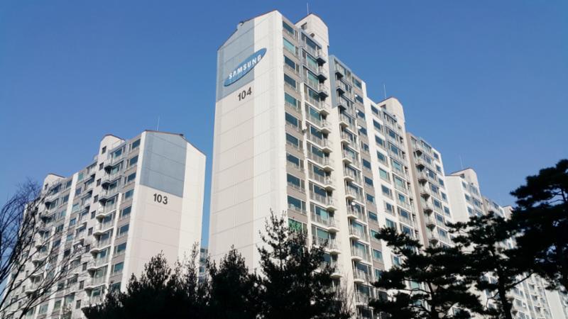 길음래미안1차 단지전경 모습이에요