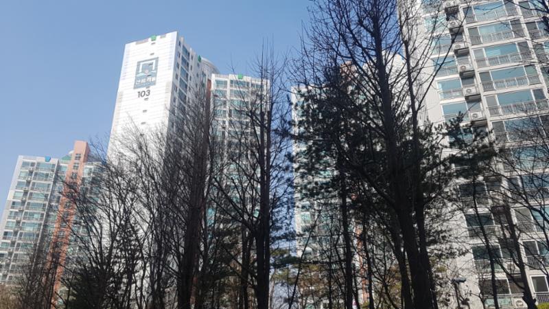 고급스러운 디자인과 차별화된 분위기로 단지의 품격을 한층 더 높이는 가락동부센트레빌 전경 모습이에요