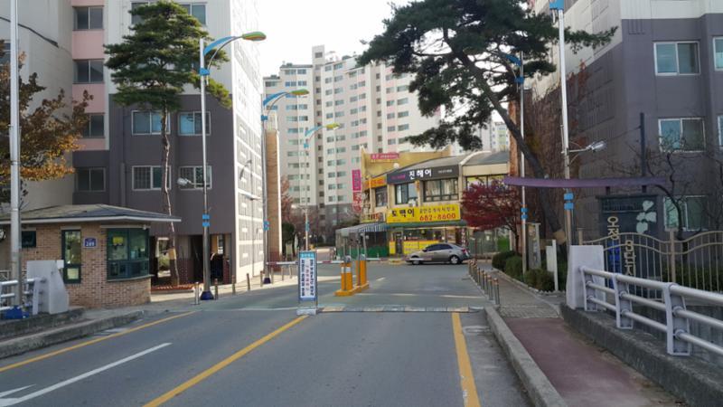 오정생활휴먼시아3단지 정문이에요