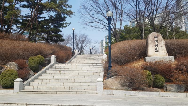 단지 인근에 위치한 송이공원입니다