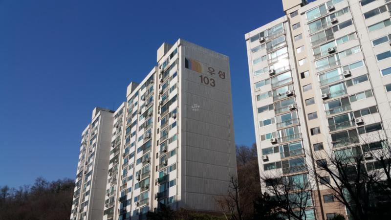 총 332세대, 4개 동으로 구성된 단지에요