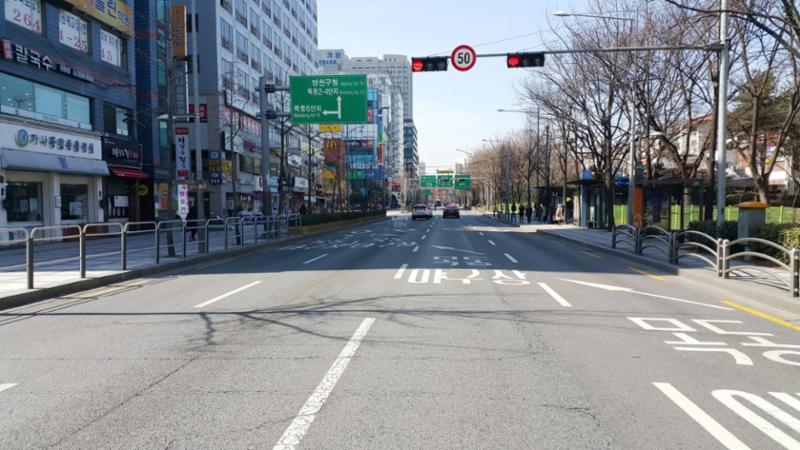 단지와 인접한 목동 서로 입니다