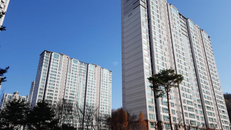 탑실마을대주피오레2단지 단지 전경 모습이에요